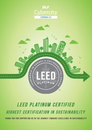 LEED Newsletter DLF Cybercity Chennai- LEED Platinum Certified Highest Certification in Sustainability